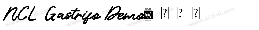 NCL Gastrifo Demo字体转换